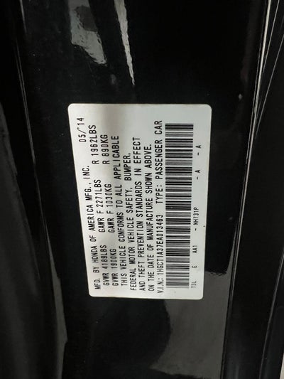 2014 Honda Accord LX-S