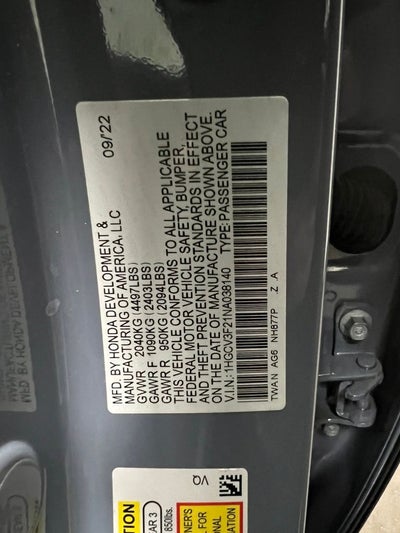 2022 Honda Accord Hybrid Sport