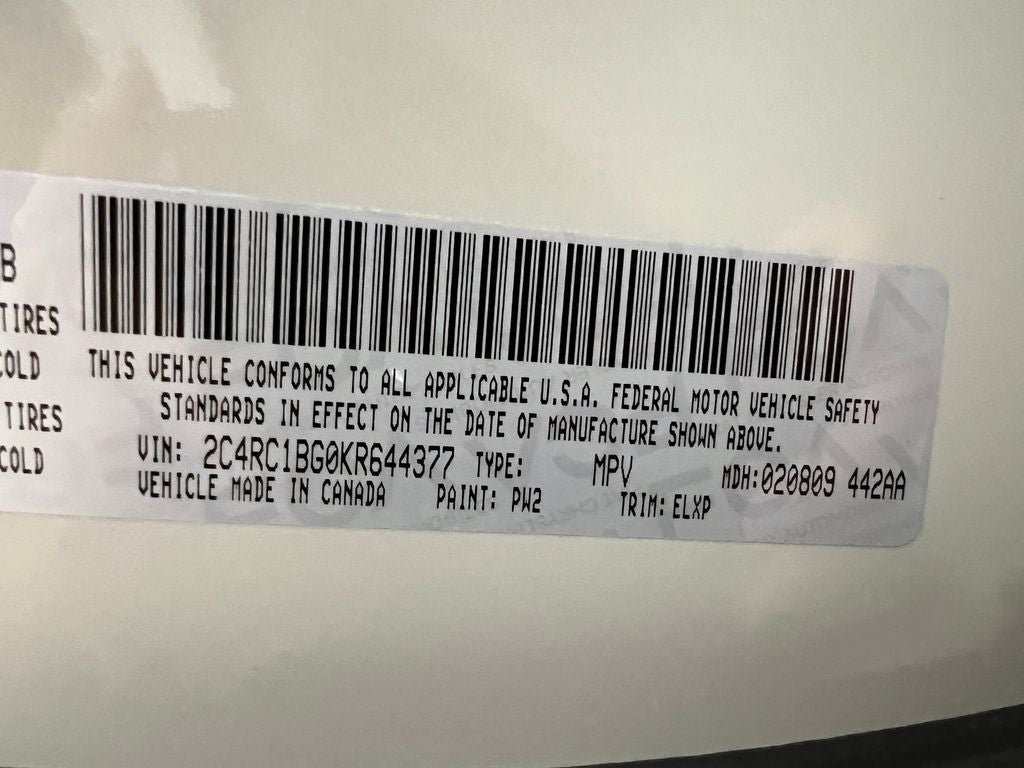 2019 Chrysler Pacifica Touring L