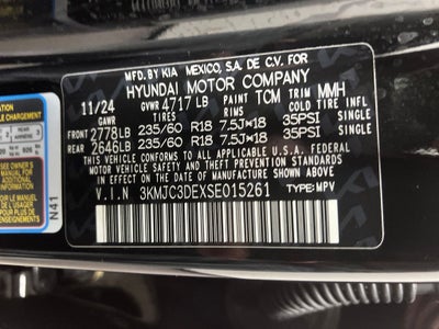 2025 Hyundai TUCSON SEL Convenience