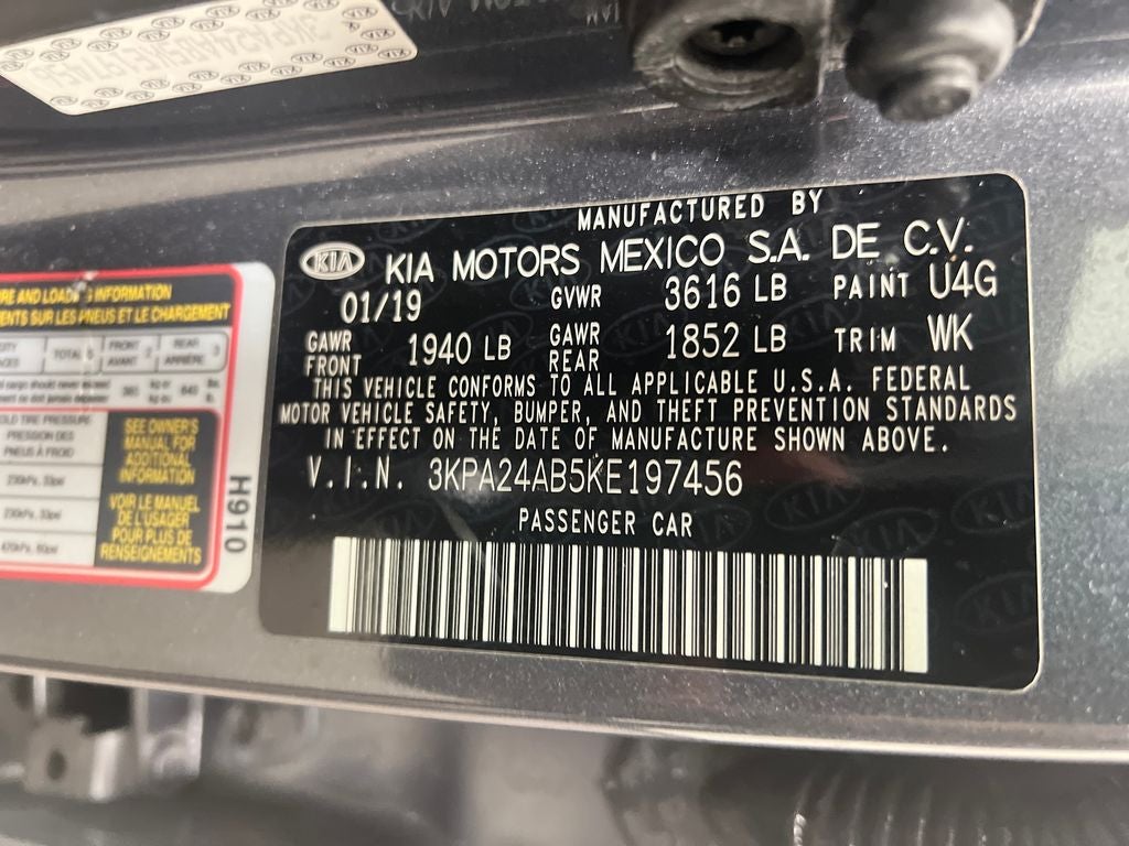 2019 Kia Rio S