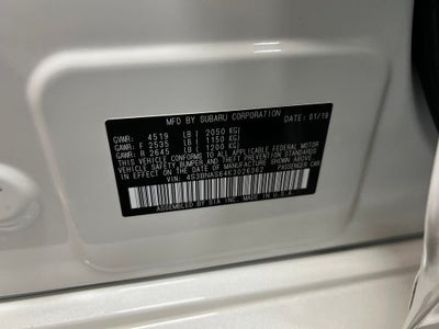 2019 Subaru Legacy 2.5i Sport