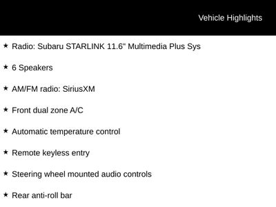 2024 Subaru Crosstrek Sport