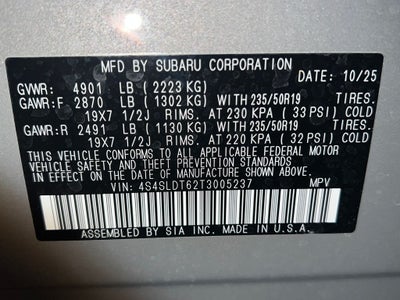 2026 Subaru Forester Touring