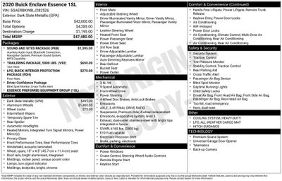 2020 Buick Enclave Essence