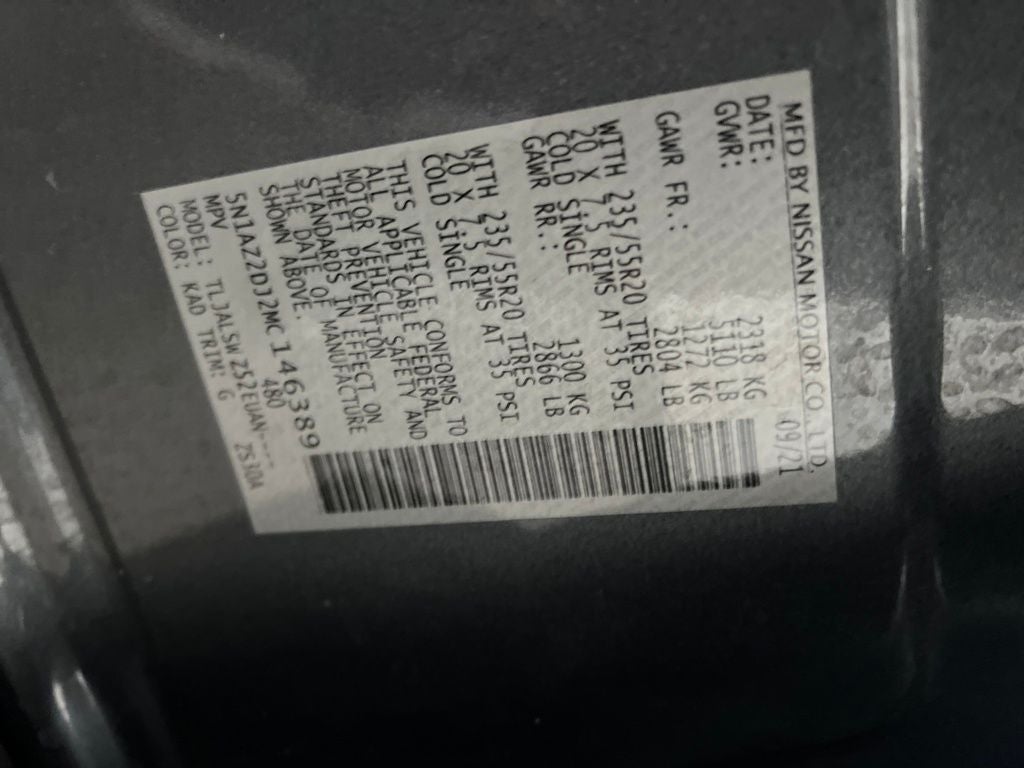 2021 Nissan Murano Platinum