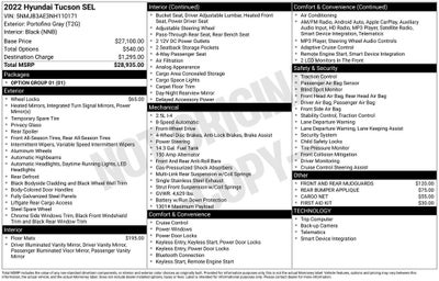 2022 Hyundai TUCSON SEL