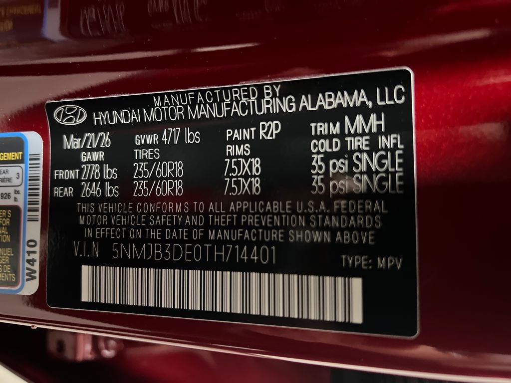 2026 Hyundai TUCSON SEL