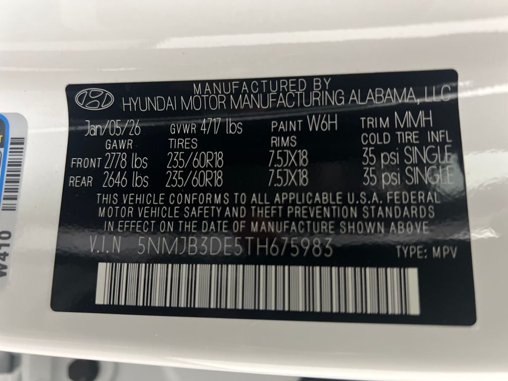 2026 Hyundai TUCSON SEL