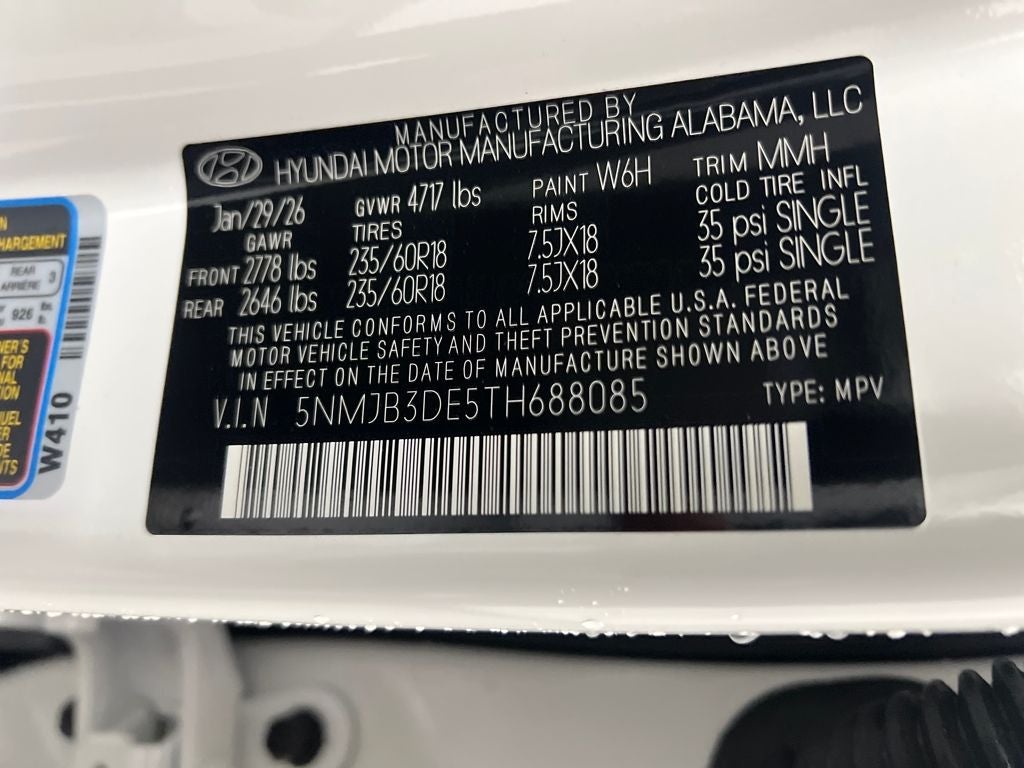 2026 Hyundai TUCSON SEL