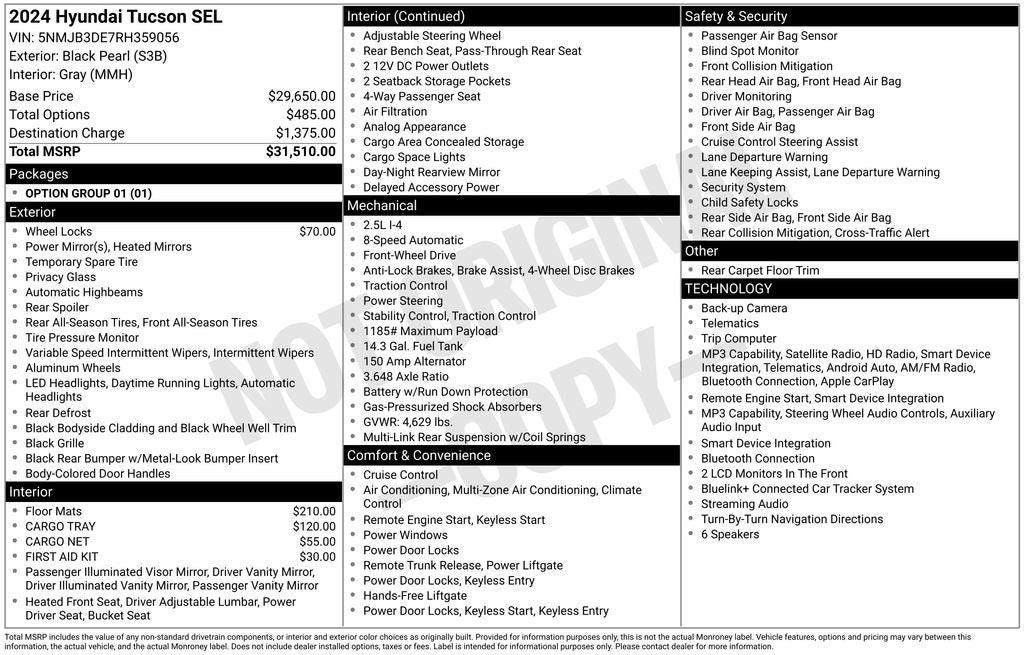 2024 Hyundai TUCSON SEL