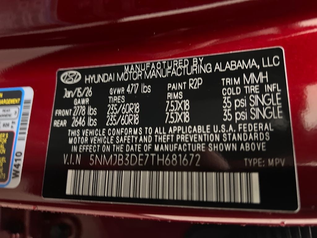 2026 Hyundai TUCSON SEL