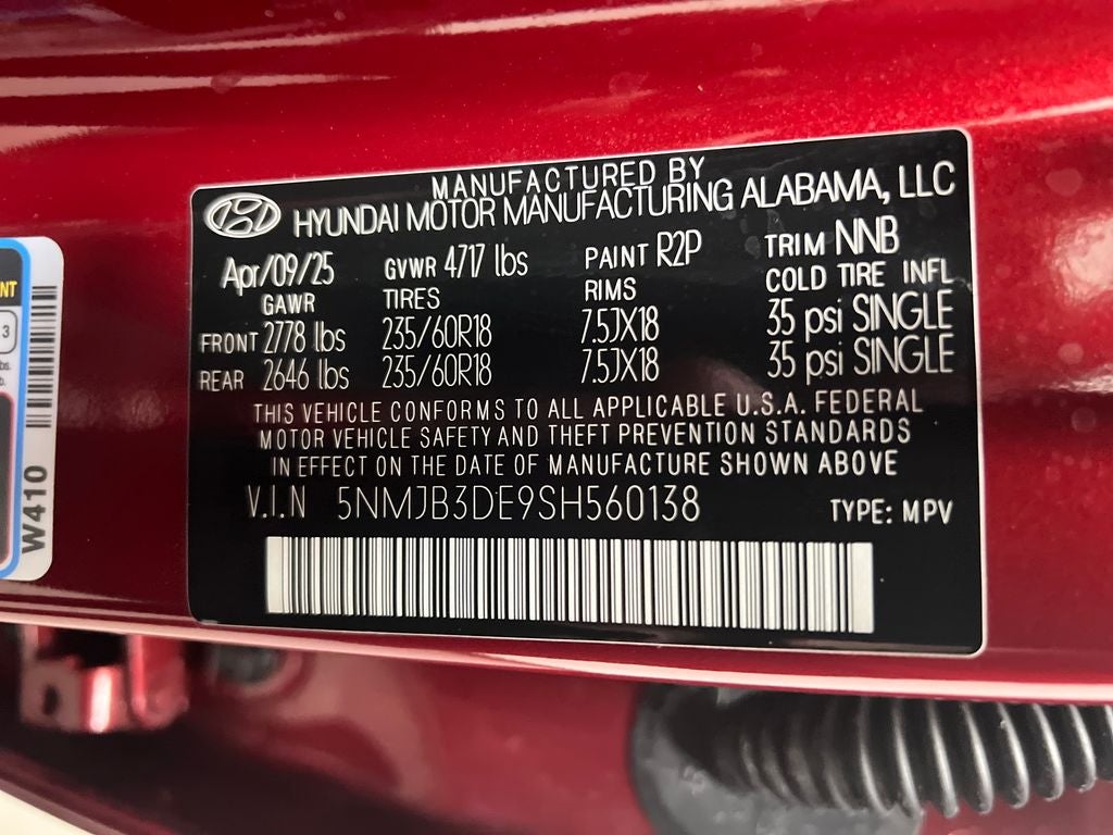 2025 Hyundai TUCSON SEL