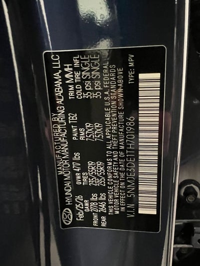 2026 Hyundai TUCSON Limited