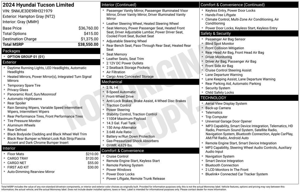 2024 Hyundai TUCSON Limited