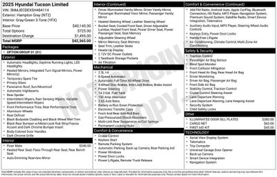 2025 Hyundai TUCSON Limited