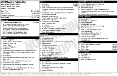 2024 Hyundai TUCSON SEL