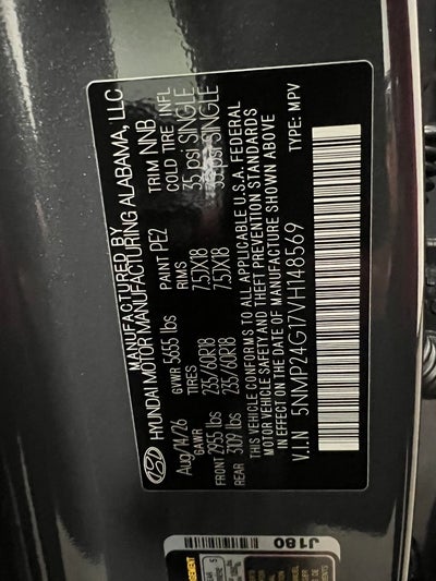 2027 Hyundai SANTA FE HYBRID SEL