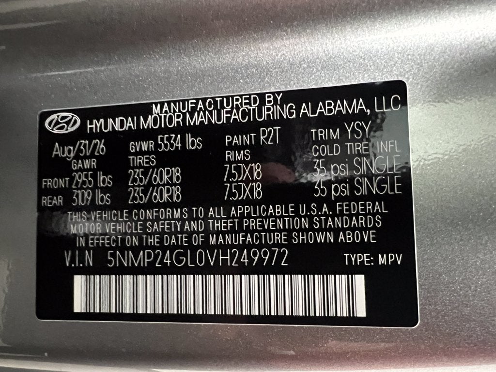 2027 Hyundai SANTA FE SEL