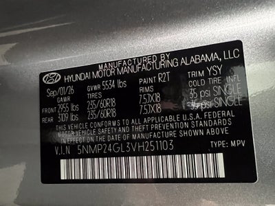 2027 Hyundai SANTA FE SEL