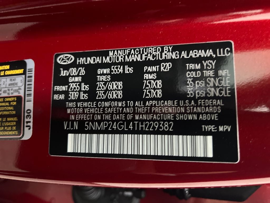 2026 Hyundai SANTA FE SEL