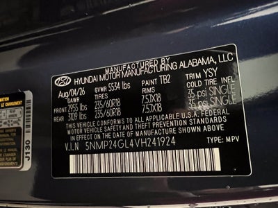 2027 Hyundai SANTA FE SEL
