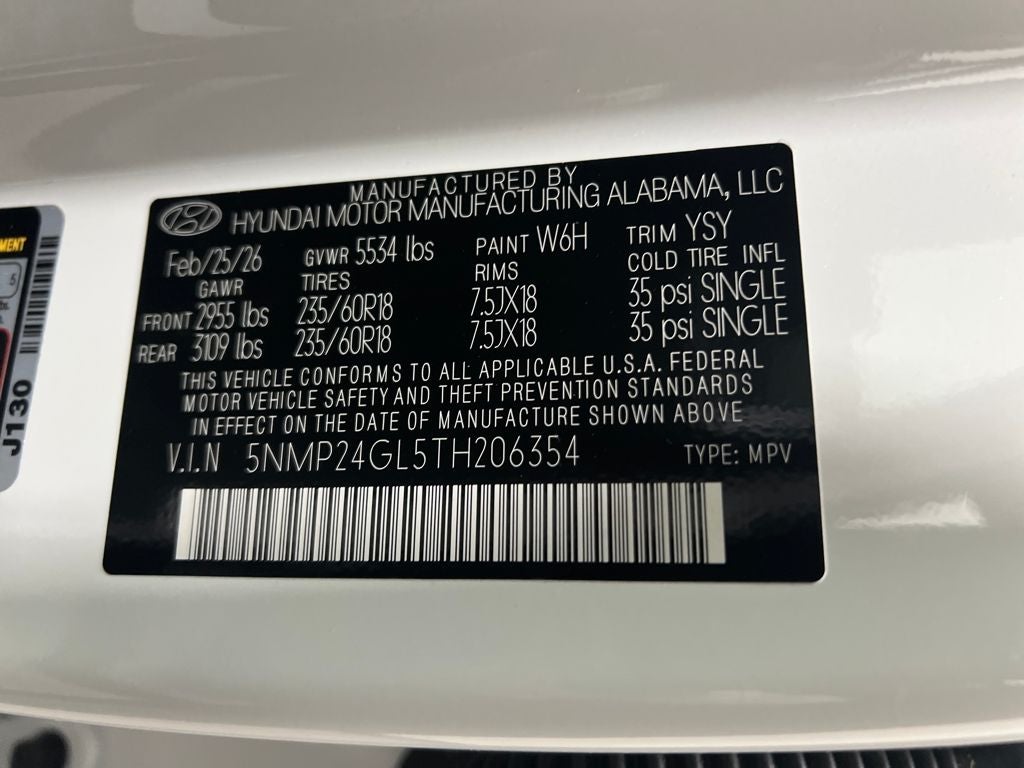 2026 Hyundai SANTA FE SEL