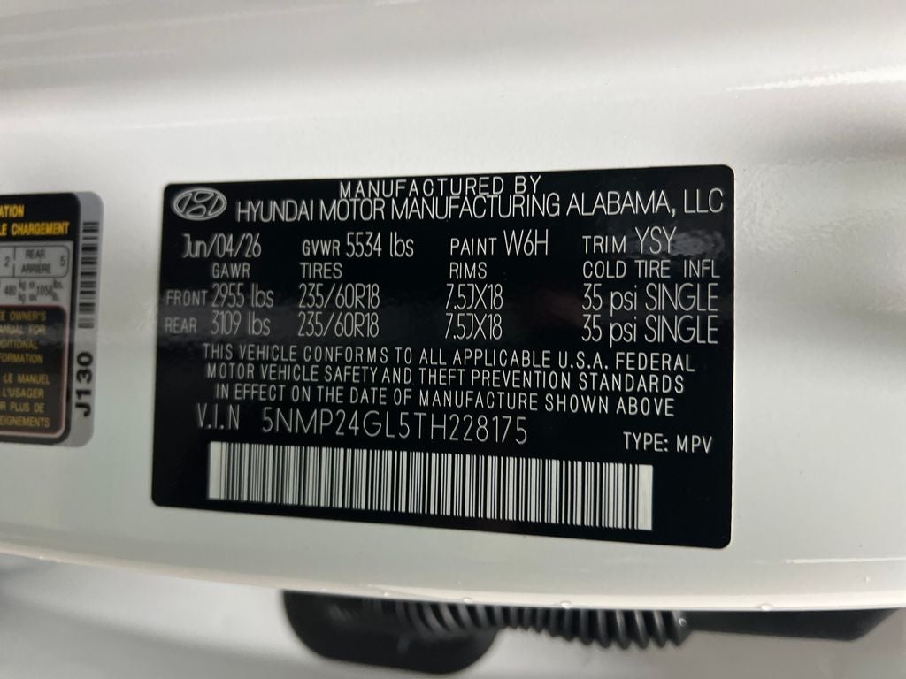 2026 Hyundai SANTA FE SEL