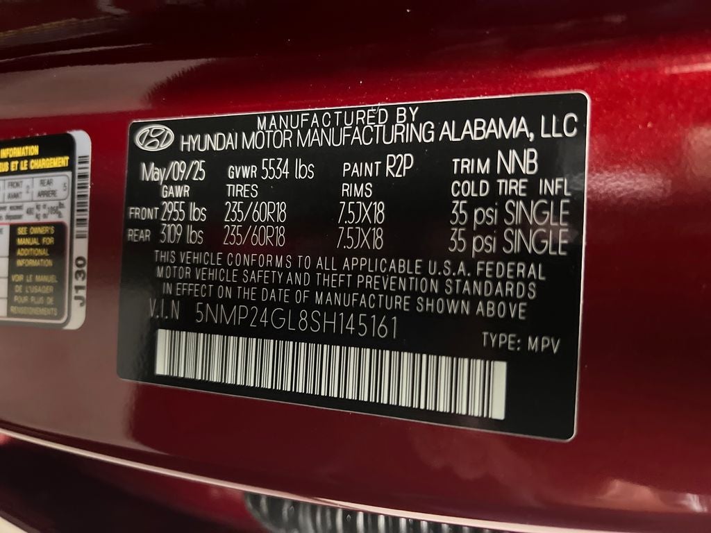 2025 Hyundai SANTA FE SEL