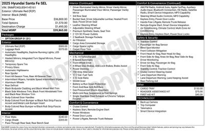 2025 Hyundai SANTA FE SEL