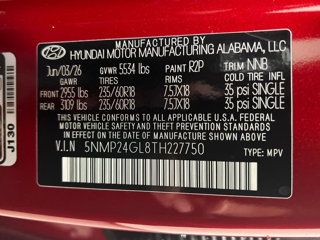 2026 Hyundai SANTA FE SEL