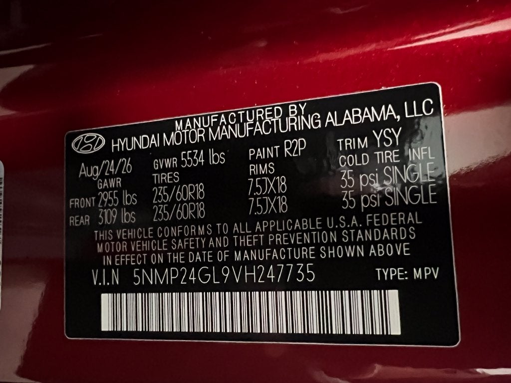 2027 Hyundai SANTA FE SEL