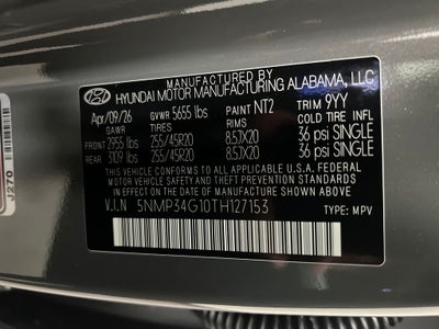 2026 Hyundai SANTA FE HYBRID Limited