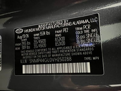2027 Hyundai SANTA FE Limited