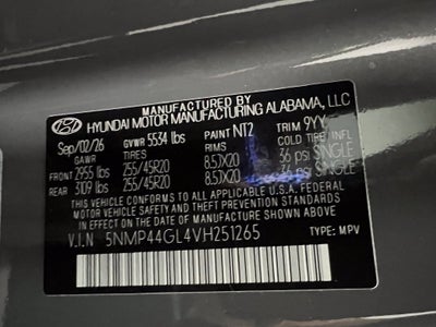 2027 Hyundai SANTA FE Limited