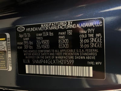 2026 Hyundai SANTA FE Limited