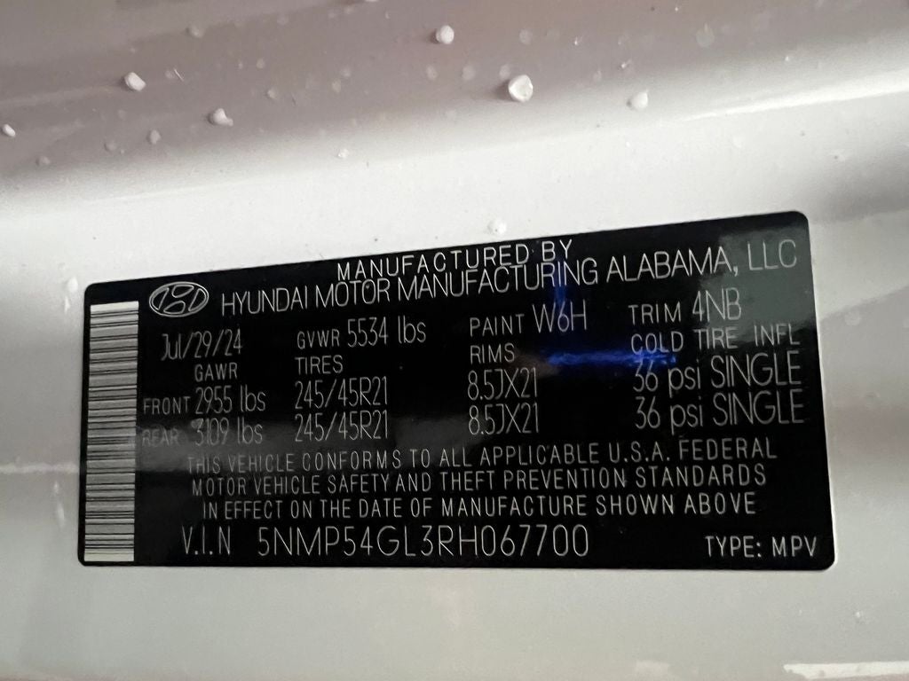 2024 Hyundai SANTA FE Calligraphy