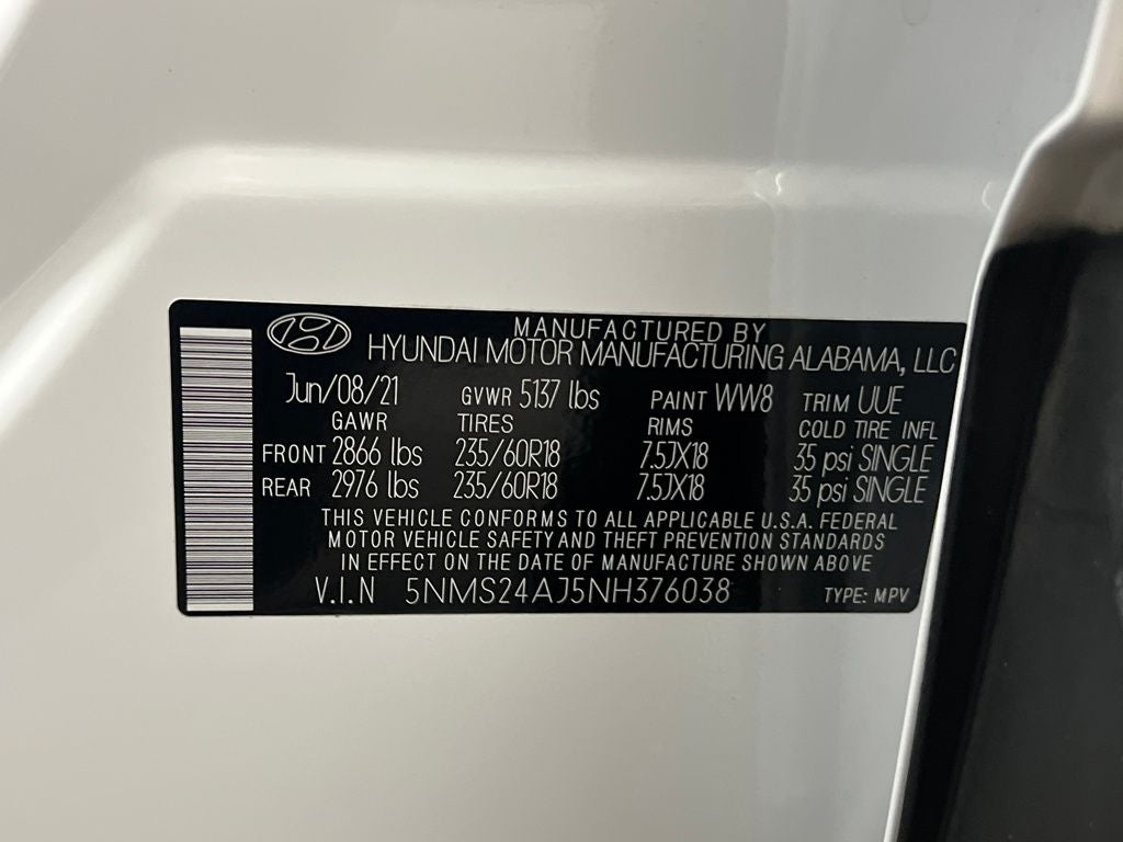 2022 Hyundai SANTA FE SEL