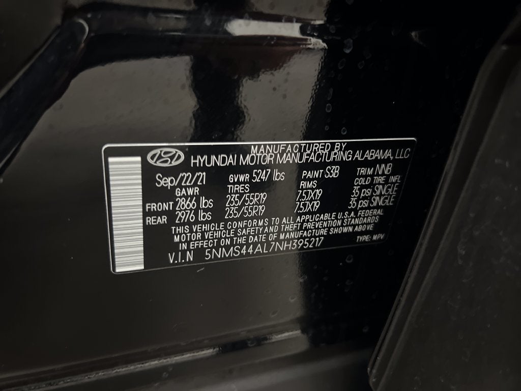 2022 Hyundai SANTA FE Limited
