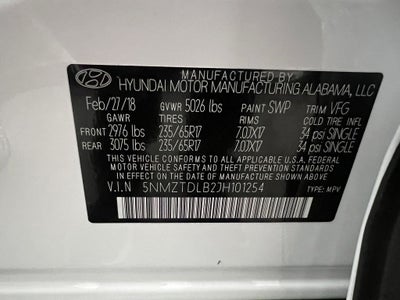 2018 Hyundai SANTA FE SPORT 2.4 Base
