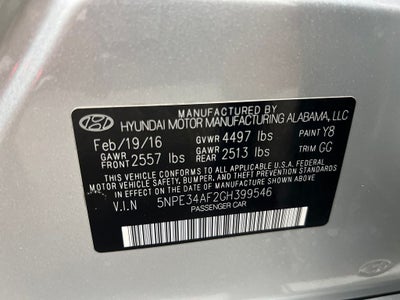 2016 Hyundai SONATA Sport