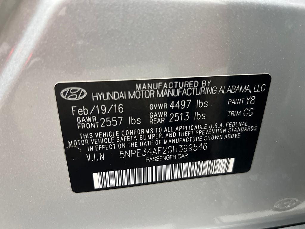 2016 Hyundai SONATA Sport