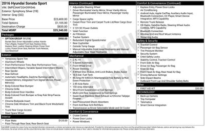 2016 Hyundai SONATA Sport