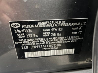 2018 Hyundai SONATA Sport+