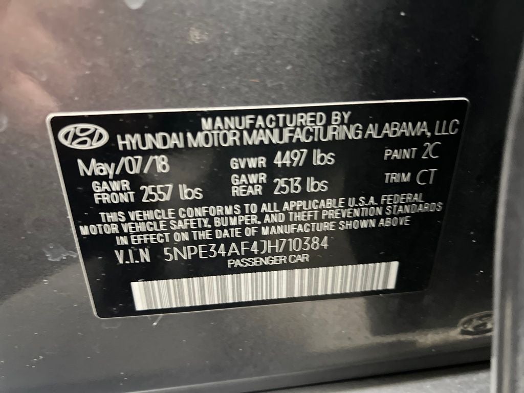 2018 Hyundai SONATA Sport+