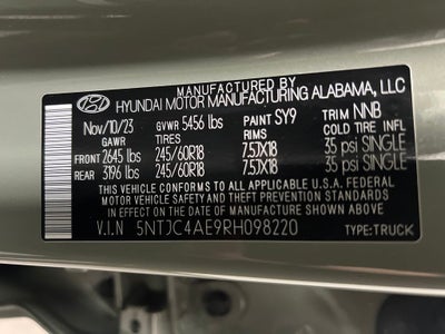 2024 Hyundai SANTA CRUZ SEL