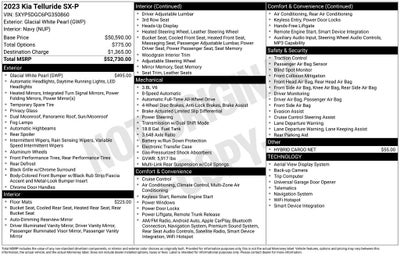 2023 Kia Telluride SX-Prestige
