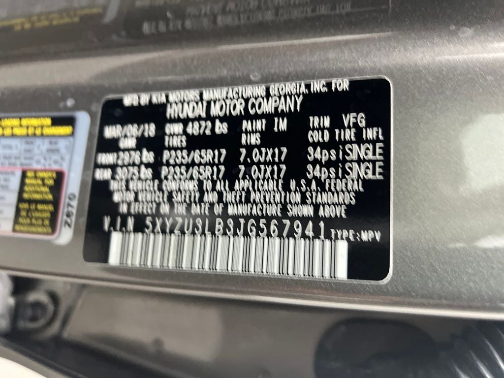 2018 Hyundai SANTA FE SPORT 2.4 Base