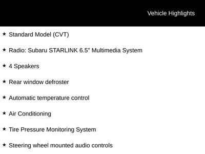 2023 Subaru Crosstrek Base