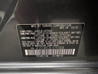 2020 Subaru Crosstrek Premium